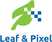 Leaf & Pixel Logo