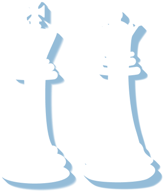 Chess pieces (king and queen)