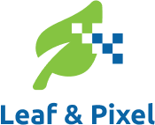 Leaf & Pixel logo